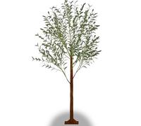 Suusolny Arbre lumineux LED de 150 cm avec 240 LED pour intérieur et extérieur - Décoration de Noël - Olive artificielle - Arbre lumineux - Branches lumineuses - Arbre décoratif - Décoration lumineuse