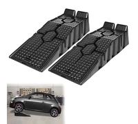 Suusolny Lot de 2 rampes d'accès en plastique pour voiture - Charge maximale : 2,5 tonnes - Largeur d'accès : 320 mm - Plateforme de levage