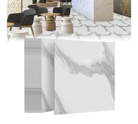 Suusolny Lot de 27 dalles de 2,51 m² de revêtement de sol en PVC auto-adhésif - Carrelage en vinyle auto-adhésif - Dalles de sol en vinyle - Autocollants de carrelage - Antidérapant et résistant à