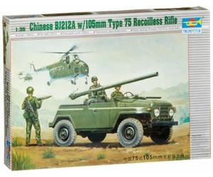 Suv Chinois BJ212A Avec 105Mm Type 75 1:35 Modèle TRUMPETER