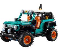 LEGO Technic SUV Jeep Wrangler Rubicon - Jouet Voiture - Maquette de 4x4 avec Moteur V6, Direction & Suspension - Idée de Cadeau d'anniversaire STEM pour Garçon dès 10 Ans 42227