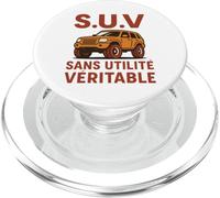 SUV sans Utilité Véritable Humour Voiture Ironique Drôle PopSockets PopGrip pour MagSafe