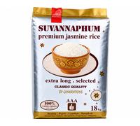 SUVANNAPHUM Riz Jasmin Qualité Supérieure 100 % Nouvelle Récolte 2026 18 kg
