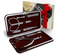 Suvorna Kit manucure pedicure coupe ongle incarné, limes a ongles professionnelle, coupe cuticule ongle, repousse cuticules, ciseaux ongles, pince a epiler, ciseaux cuticules, kit ongle, set manucure