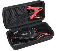 SUW Étui de protection de voyage portable compatible avec NOCO Genius 5/Genius 2/Genius 1, chargeur intelligent entièrement automatique, coque rigide avec poche en maille pour chargeurs de batterie NOCO 5 A/2 A/1 A