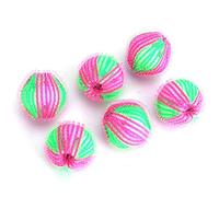 Suwei Boule De Lavage De Linge Épilateur De Poils d'animaux pour La Lessive Lot De 6 Attrape Vêtements De Poils d'animaux Literie Rondelle Sèche-Linge Boule Flottante