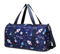 Suweir Sac de sport pour enfant - Sac de voyage pour garçon et fille - Avec compartiment humide - Sac de natation - Sac de weekend - Sac de football - Sac de bain pour voyage, fitness, sport, école