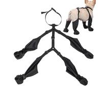 suwoeo Legging de bottes pour chien - Pantalon de protection réglable pour toutes les saisons - Imperméable et antidérapant - Avec bretelles réglables - Protections de pattes de marche en plein air