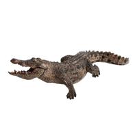 Suxdlan Jouet Crocodile pour Enfants, Jouet Crocodile en Plastique avec Bouche Mobile, Figurine d'alligator réaliste, Statue étanche pour Jardin, Patio, pelouse