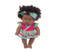 Suxdlan Poupées Noires de 7, 87 Pouces, poupée Afro-américaine, articulations Mobiles, réaliste, renaître, pour Enfants, Cadeaux, Festivals, Style 3