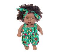 Suxdlan Poupées Noires de 7, 87 Pouces, poupée Afro-américaine, articulations Mobiles, réaliste, renaître, pour Enfants, Festivals, Style 4