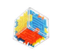 Suxdlan Puzzle Cube 3D, Labyrinthe, Jouet, boîte de Jeu à Main, balles roulantes, Jouets pour Enfants, défi d'équilibre, Fidget, Jouets pour Enfants