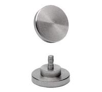 SUXING Points de contact plats pour indicateur numérique à cadran jauge d'épaisseur jauge de profondeur M2.5 tige filetée 15 mm de diamètre 5 mm de longueur (D15L5)