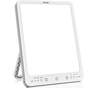 SUXIO lampe de luminothérapie - 10 000 lux, 3 modes, minuterie, lampe heureuse, lumière du jour tactile avec fonction de mémoire, boîte portable pour la maison