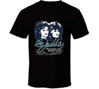 SUXISUUX balloo The Judds Wynonna Naomi Country Music Black White Tshirt Men's Black Manches Courtes(XX-Large)