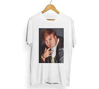 SUXISUUX Chris Farley T Shirt TommyMatt Foley Actor Tshirt Short Sleeve White Manches Courtes(X-Large)