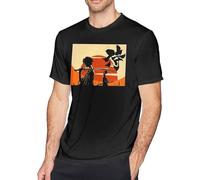 SUXISUUX Men's Samurai Champloo Short Sleeve T-Shirt Manches Courtes(Small)