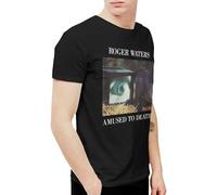 SUXISUUX Roger Waters Amused to Death Men's T-Shirt Black Manches Courtes(3X-Large)