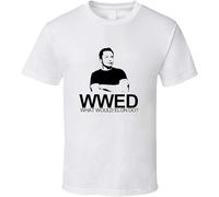 SUXISUUX What Would Elon Musk Do Jesus T Shirt White Manches Courtes(Medium)