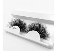 suxuMhao 1 paire de faux cils en vison moelleux aspect naturel 8D volume M09