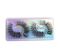suxuMhao 1 paire de faux cils moelleux aspect naturel volume 8D G206