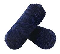 suxuMhao 1 rouleau de laine à tricoter douce - Catégorie de laine - Idéal pour le tricot et les projets d'artisanat (bleu foncé) 33