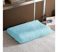 suxuMhao 1 taie d'oreiller en latex offrant une expérience de sommeil confortable pour créer votre propre espace de couchage privé, 35 x 60 cm (bleu)