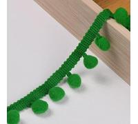 suxuMhao Bordure à franges à pompons de 18,1 m, mini pompon en forme de boule, ruban doux à franges de 2,5 cm de large, E26