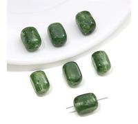 suxuMhao Dispersed Beads Lot de 20 perles en pierre naturelle pour bijoux faits à la main Vert 04