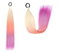 SUXUMHAO Extension de cheveux pour queue de cheval, 60,96 cm de long, 1 pièce en soie résistante à la chaleur, aspect naturel, pour coiffure et occasions spéciales, style D