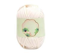 suxuMhao Lot de 2 pelotes de laine - Fil doux indispensable pour le tricot et le crochet - Pour loisirs créatifs - Blanc B