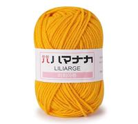 suxuMhao Lot de 2 pelotes de laine - Fil doux indispensable pour loisirs créatifs - Jaune foncé B