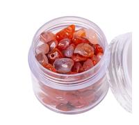 suxuMhao Lot de 2 perles dispersées - Accessoires de bijoux, fournitures de bricolage pour bijoux faits à la main - Perles en pierre naturelle - Catégorie d'accessoires (rouge) 02