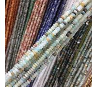 suxuMhao Lot de 2 perles dispersées - Accessoires de bijoux, fournitures de bricolage pour bijoux faits à la main, perles en pierre naturelle dans la catégorie d'accessoires (couleurs mélangées) 01