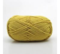 suxuMhao Pelote de laine - 1 pièce - Fil doux indispensable pour le tricot et le crochet - Pour projets faits main (jaune-vert)