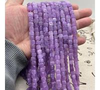 suxuMhao Perles dispersées - Accessoires de bijoux - Fournitures de bricolage pour bijoux faits à la main - Perles en pierre naturelle - Catégorie d'accessoires (Violet) 01