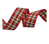 suxuMhao Ruban vichy à carreaux de buffle de 2,5 cm x 9,1 m, idéal pour la décoration de sapin de Noël, les couronnes, les accents festifs de la ferme, l'emballage cadeau, les arrangements floraux