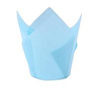 suxuMhao Tulip Baking Lot de 300 caissettes pour cupcakes et muffins (bleu)