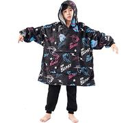 Suyaluoi Mr Beast Sweat à capuche pour garçon YouTube en laine avec capuche surdimensionnée pour enfant avec intensification de la pression 3D, Noir , taille unique