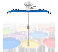 Suyaoquant Agitateur Pneumatique IBC à Support à Pince 1/2HP, 3/4HP, 1HP | Mélangeur Pneumatique de Peinture avec Hélice Repliable, Capacité 1000L, Acier Inoxydable, pour Industrie Chimique