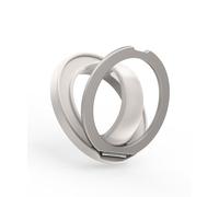 SuydanBox Anneau de téléphone magnétique, rotation à 360° et rabat à 180°, anneau de support universel en silicone pour dos de téléphone pour iPhone 17/16/15/14/13/12 Pro Max/Plus, pierre