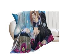 SUYEKON Bungo Stray Dogs Anime Poster (8) Couverture polaire en flanelle pour canapé, sofa, décoration pour chambre à coucher, pour toutes saisons (177,8 x 203,2 cm)