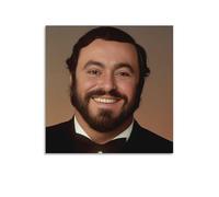 SUYEKON Luciano Pavarotti Poster Impression sur toile Décoration d'intérieur moderne 50 x 50 cm