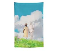 SUYEKON Miyazaki Hayao Poster d'anime The Wind Rises Join Hands Décoration murale pour chambre à coucher Impression moderne 152,4 x 228,6 cm