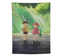 SUYEKON Miyazaki Hayao Poster du film Anime Ponyo Rejoindre la main peinture sur mur Art Tapisserie Impression Impression murale Salon Décoration murale Tapisseries d'intérieur 152,4 x 203,2 cm