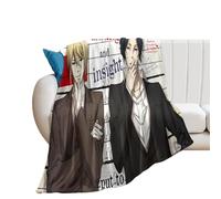 SUYEKON Moriarty The Patriot Couverture de lit polaire en flanelle pour toutes saisons - Décoration d'automne - 127 x 152,4 cm