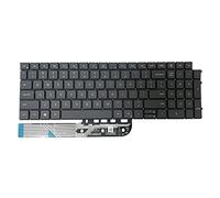 Suyitai Clavier US pour ordinateur portable avec rétroéclairage de rechange pour Dell Ins-piron 15 3511 3515 5510 5515 7510 16 7610