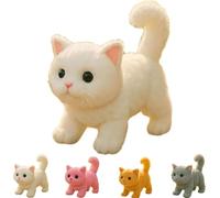 SUYOIKHGMN Mon Jouet pour Chat réaliste, Un Chat Robot Intelligent et remuant, apporte Joie et Chaleur.