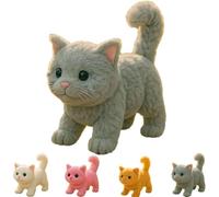 SUYOIKHGMN Mon Jouet pour Chat réaliste, Un Chat Robot Intelligent et remuant, apporte Joie et Chaleur.