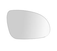 Suysion Cristal de espejo retrovisor exterior derecho convexo con calefacción compatible con VW Golf 5 V (2003-2009) - Cristal de repuesto para retrovisor